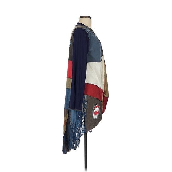 Styles Ever After Kim Vintage Original Designs Rollings Stones Union Jack Duster - Picture 2 of 11